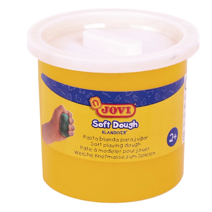 Jovi Soft Dough Blandiver Pack con 5 Botes de Pasta de Modelar 110gr - Blanda y Flexible - Facil de Amasar y Moldear - Ideal para Iniciacion al Modela 1