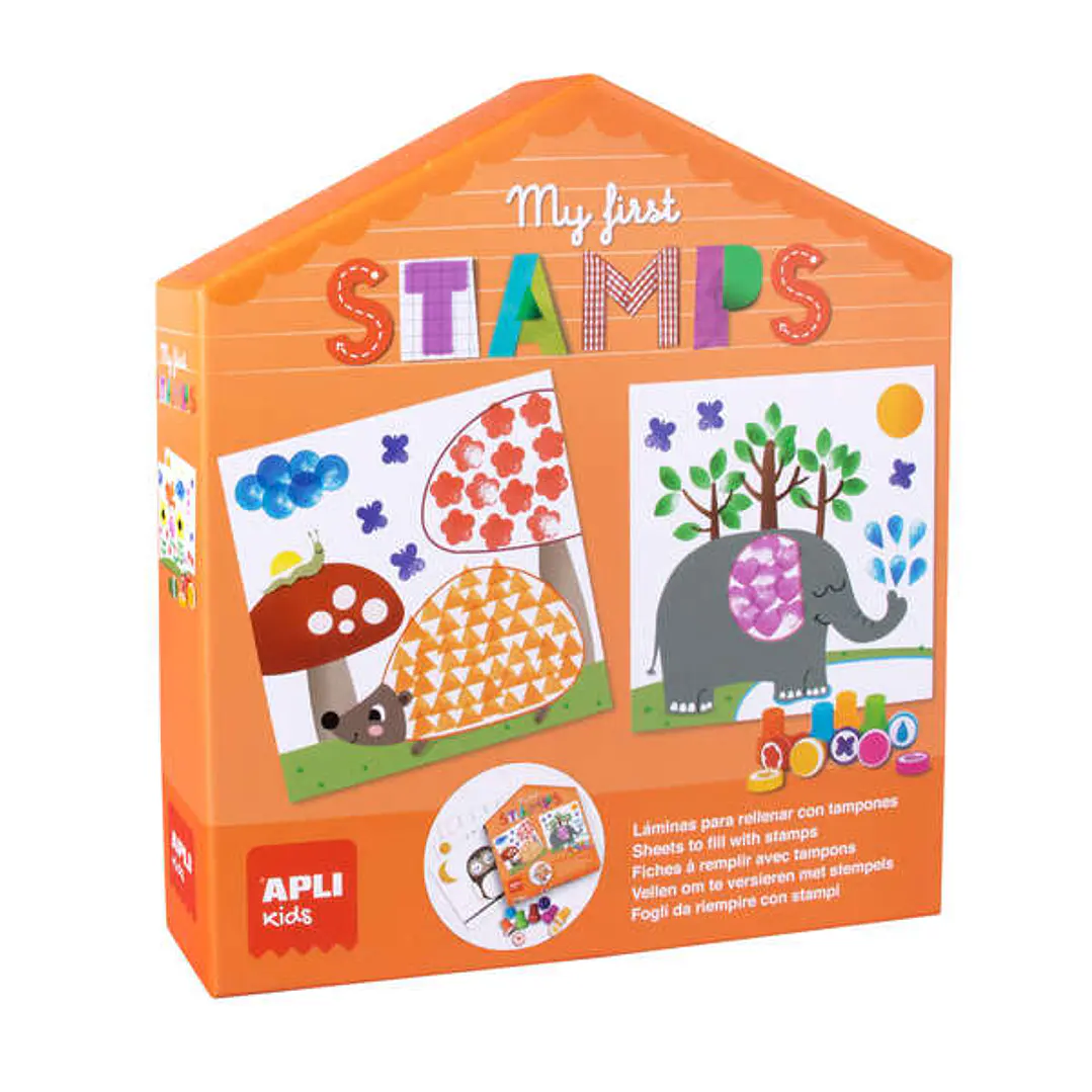 Apli Myfirststamps - Sellos para Niños - Diseños Variados y Divertidos - Faciles de Usar 1