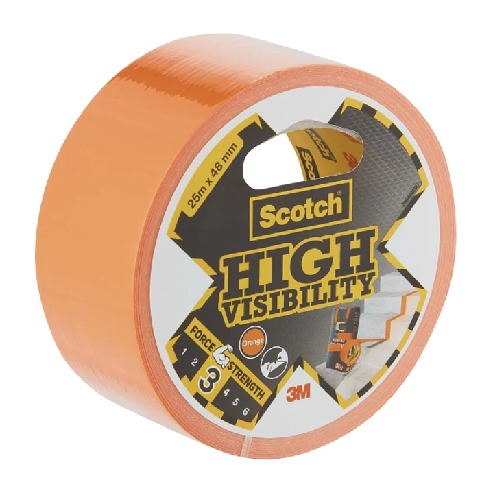 Scotch Cinta Adhesiva Americana - 25M X 48mm - Color Naranja 1
