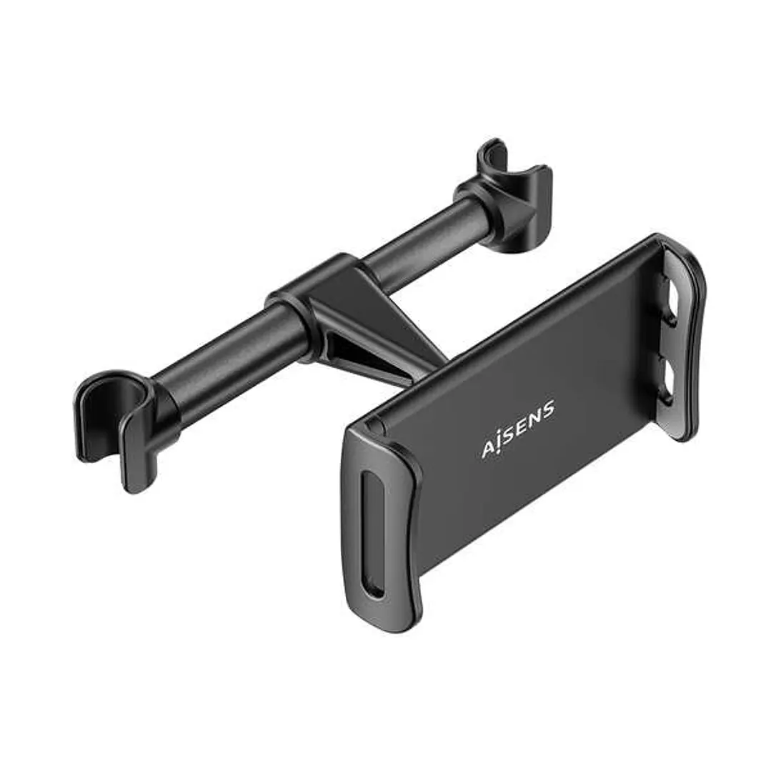Aisens Soporte Coche Ajustable (1 Pivote) para reposacabezas para Telefono / Tablet - Color Negro 1