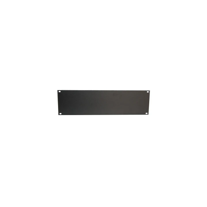 WP Tapa Delantera para Armario 3U - 490x15x145mm - Color Negro 1