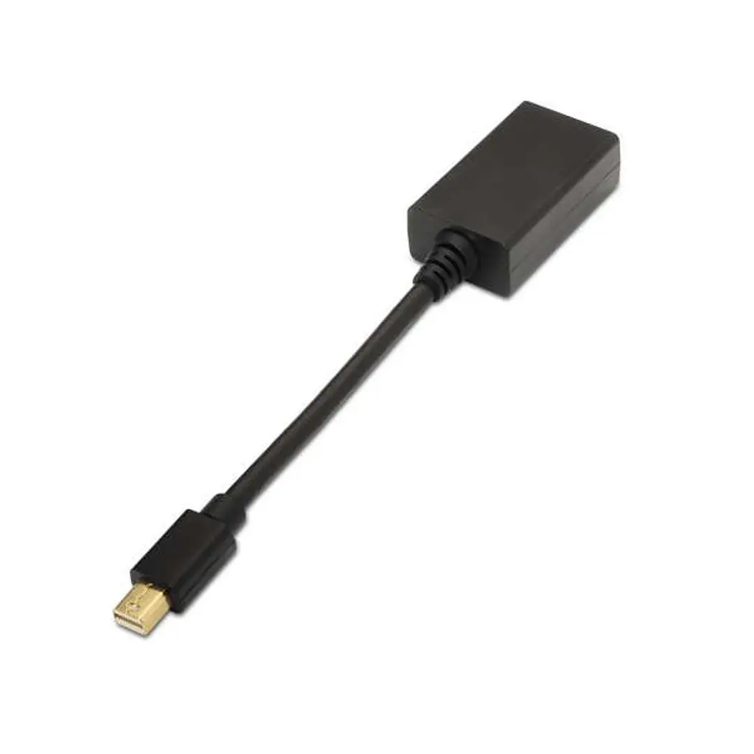 Aisens Conversor Mini DP a HDMI - mDP/M-HDMI A Hembra - 15cm - Color Negro 1