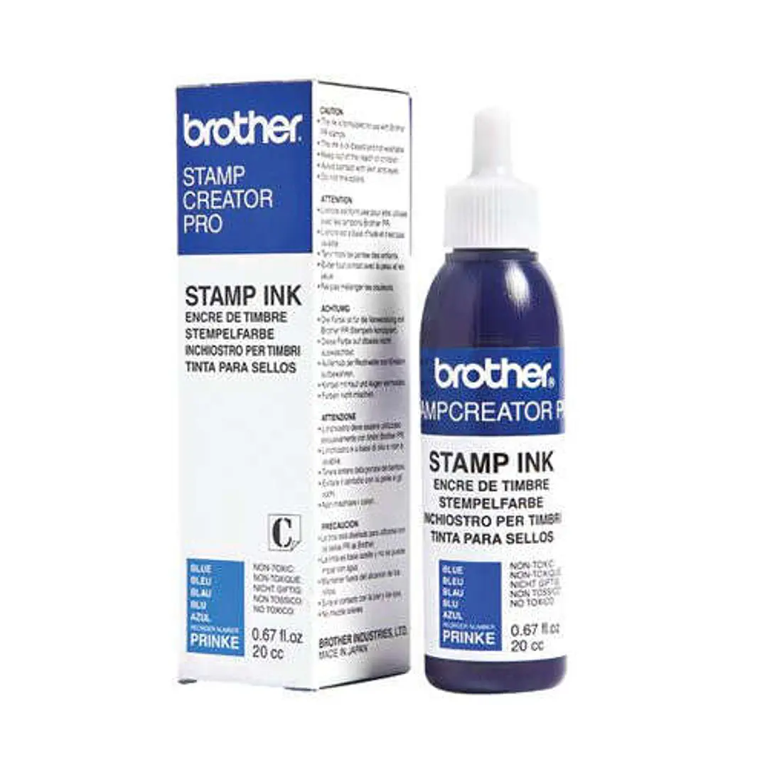 Brother Bote de Tinta Azul para Maquina de Sellos SC2000 20cc 1