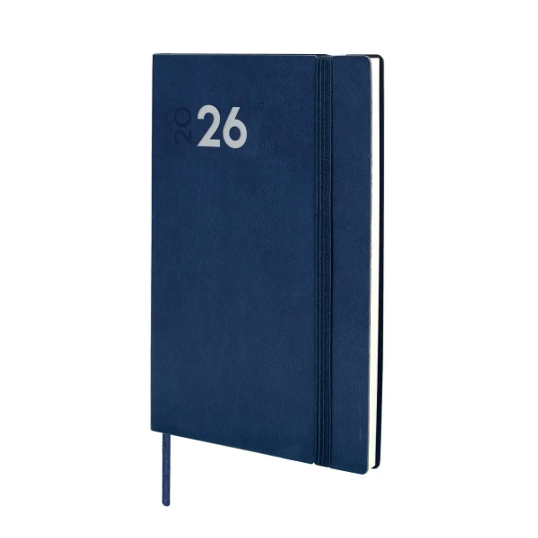 Finocam Dynamic Mara Agenda Profesional en Catalan - Anual 2026 - Tapa Blanda - Cierre con Goma Elastica - Formato Y4 - 124x11x174mm - Semana Vista en 1