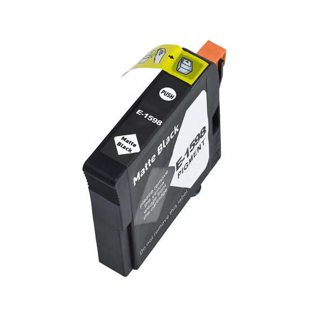 Epson T1598 Negro Mate Cartucho de Tinta Pigmentada Generico - Reemplaza C13T15984010 1