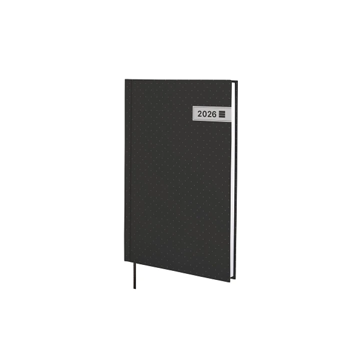 Finocam Dynamic Porto Agenda - Anual 2026 - Sin Cierre - Formato Y10 - 145x12x210mm - Semana Vista en Vertical - Color Negro 1