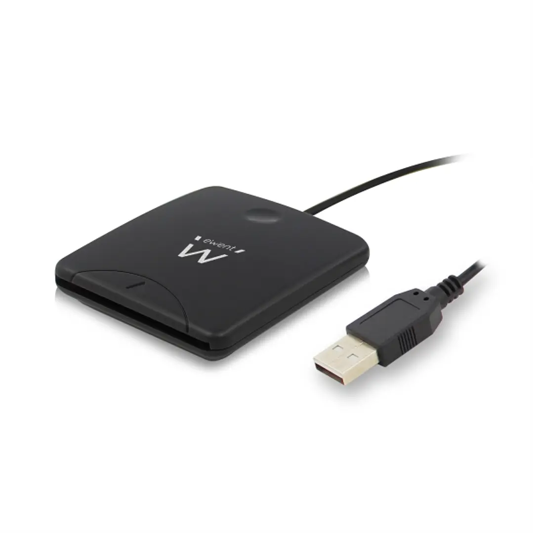 Ewent Lector de DNIe USB - Tarjetas Inteligentes - Color Negro 1