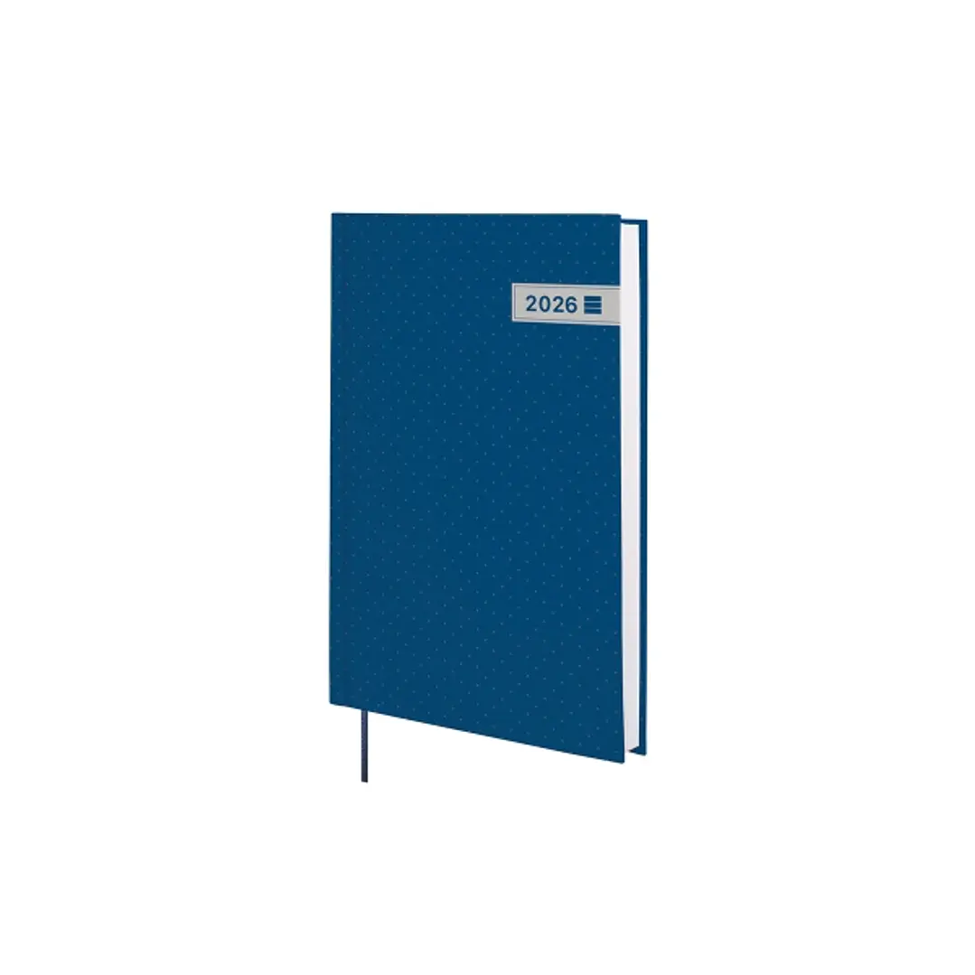 Finocam Dynamic Porto Agenda - Anual 2026 - Sin Cierre - Formato Y10 - 145x23x210mm - 1 Dia por Pagina - Color Azul 1