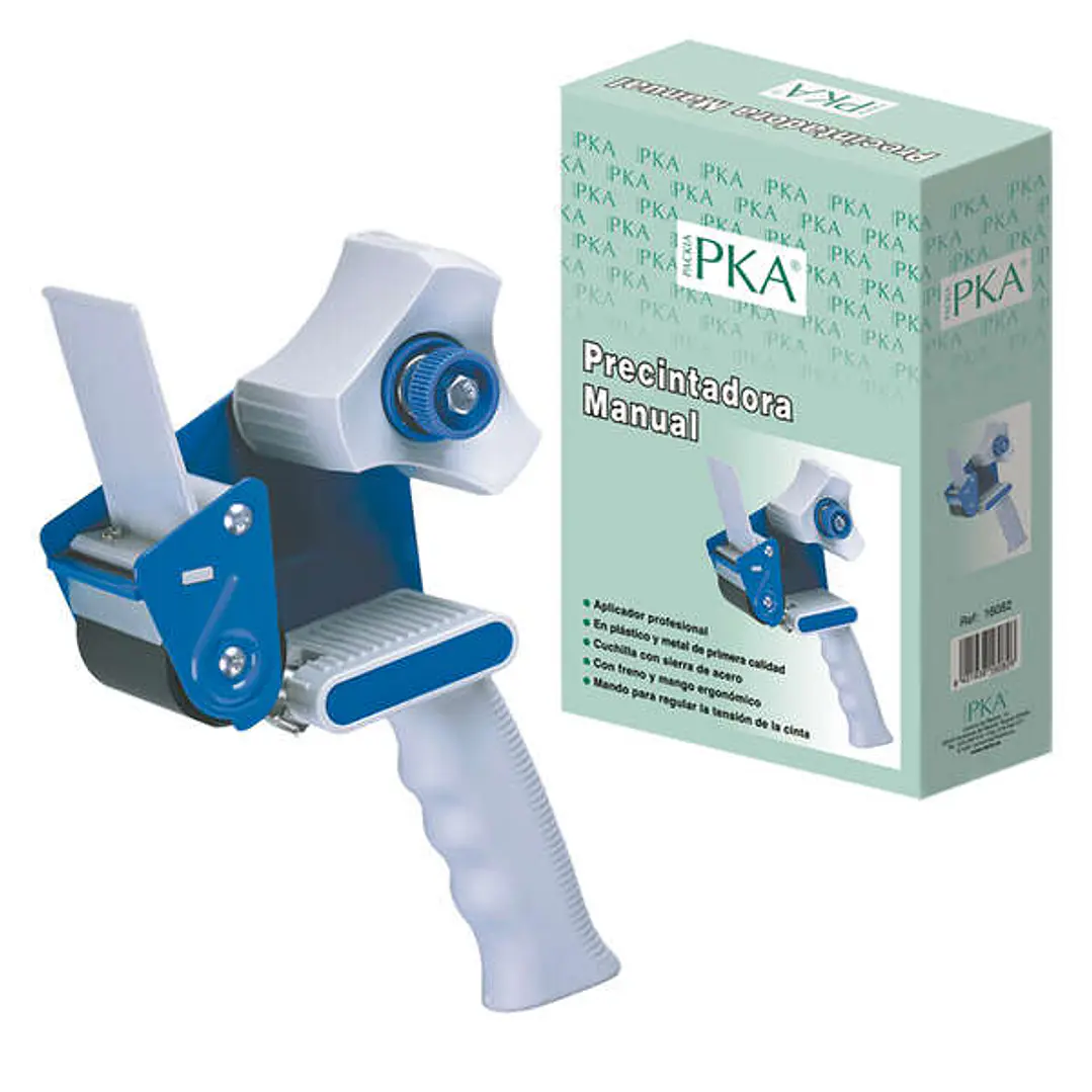 Dohe PKA Precintadora Manual - Cuchilla de Acero - Color Gris/Azul 1