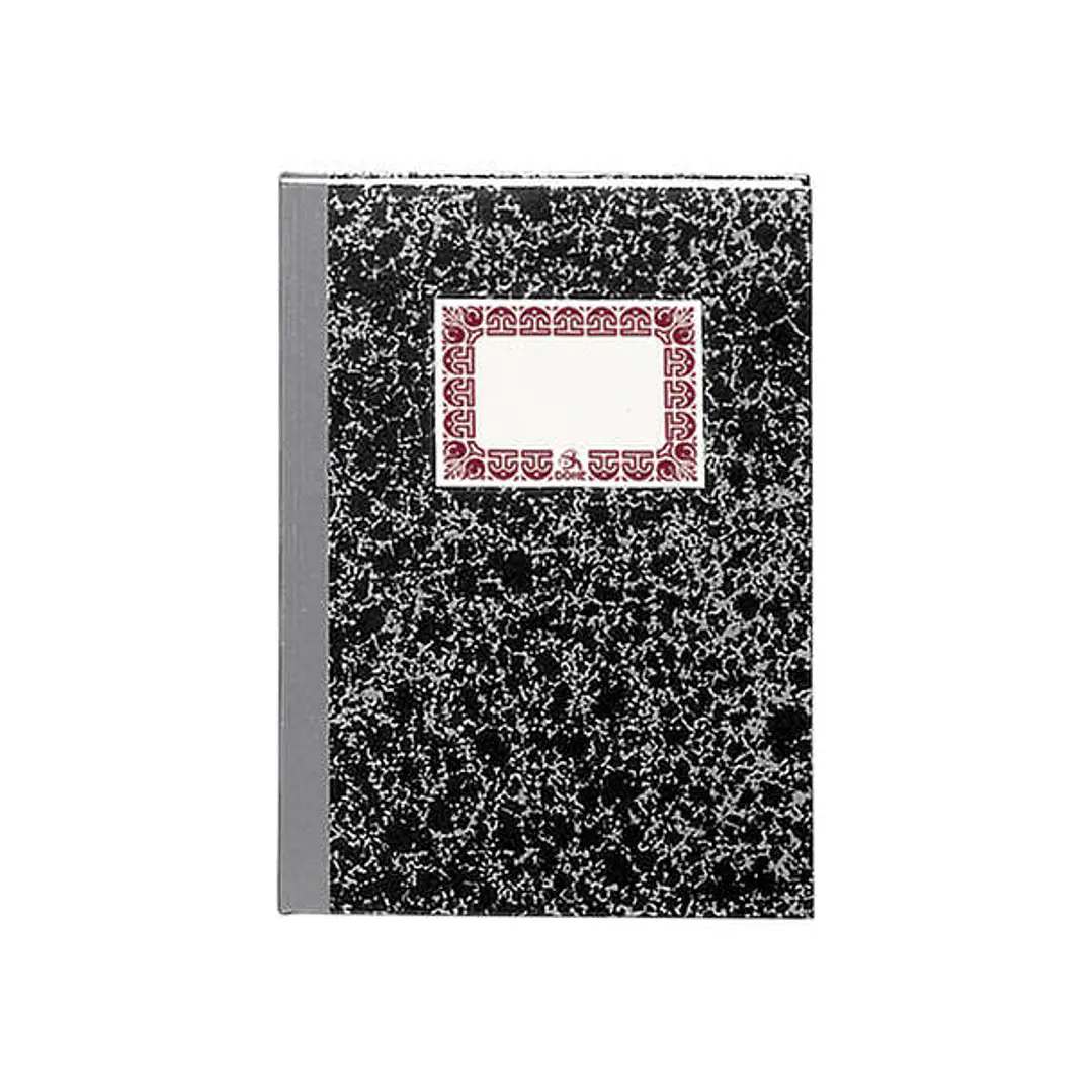 Dohe Cuaderno Cartone Modelo Indice de 80 Hojas - Cuarto Natural - Tapa en Tres Piezas con Lomera de Tela - Interior en Papel Offset de 70g/m2 - Cosid 1