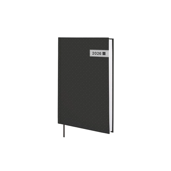 Finocam Dynamic Porto Agenda en Catalan - Anual 2026 - Sin Cierre - Formato Y10 - 145x23x210mm - 1 Dia por Pagina - Color Negro 1
