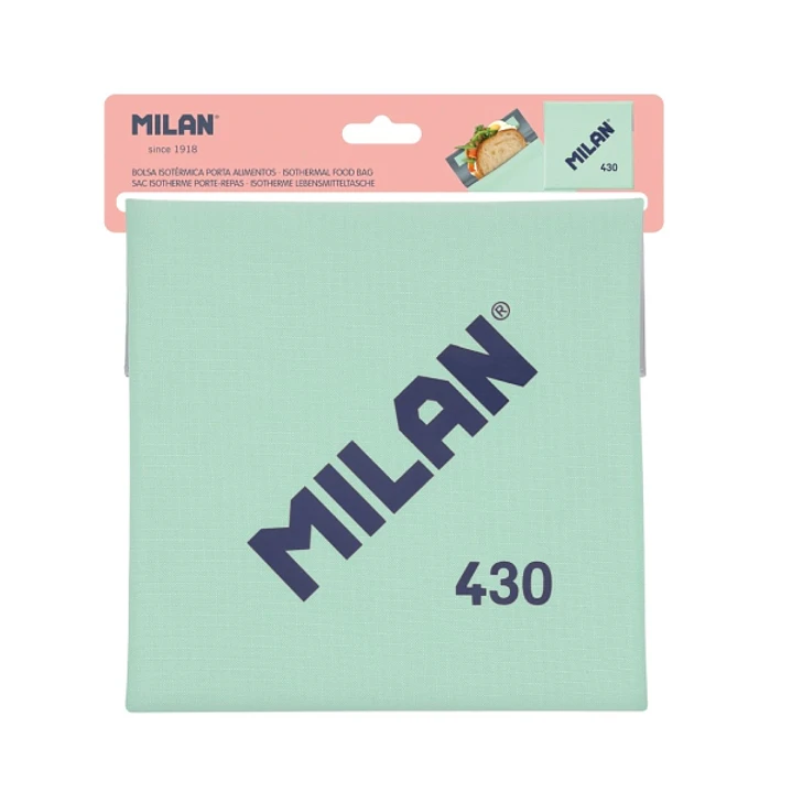 Milan Coleccion 430 Bolsa Isotermica Porta Alimentos 0.3L - Forro Interior Isotermico - Color Verde 1