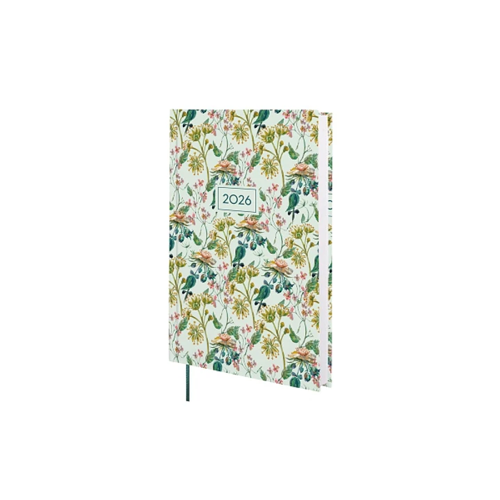 Finocam Dynamic Porto Design Agenda en Catalan - Anual 2026 - Tapa Dura - Formato Y10 - 145x23x210mm - 1 Dia por Pagina - Tematica de Flores 1