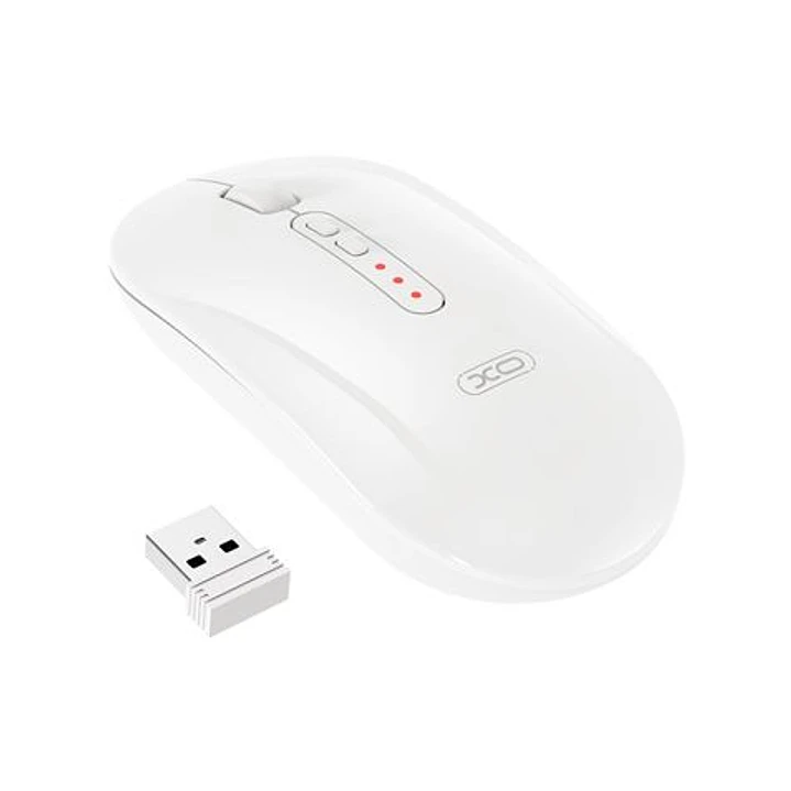 XO M13 Raton Inalambrico - Bluetooth y RF 2.4GHz - 1600DPI - Color Blanco 1