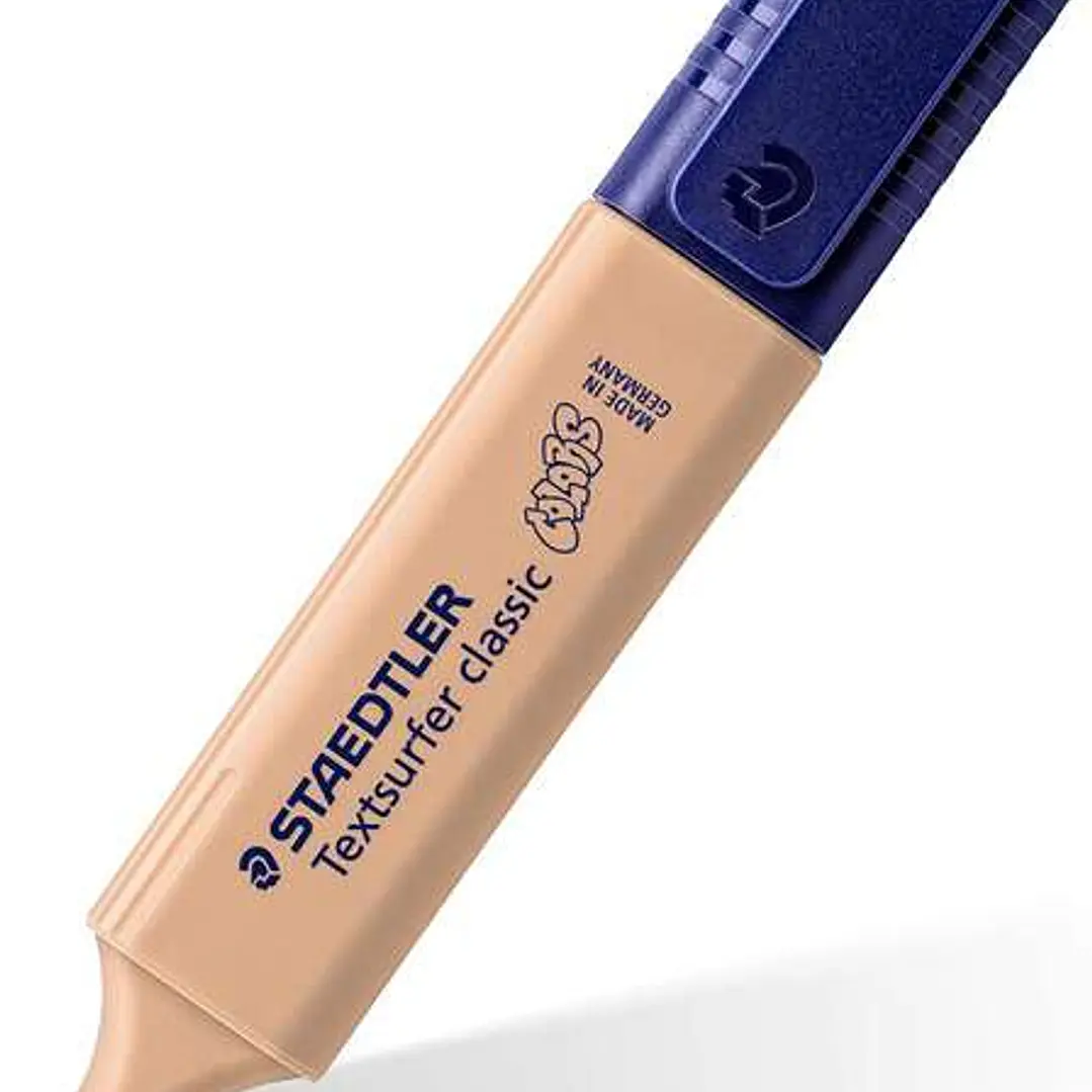 Staedtler Textsurfer Classic 364 Vintage Marcador Fluorescente - Punta Biselada - Trazo entre 1 - 5mm - Tinta con Base de Agua - Color Arena 1