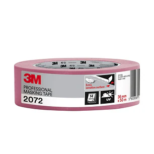 3M Cinta de Enmascarar - 36mm x 50m - Color Rosa