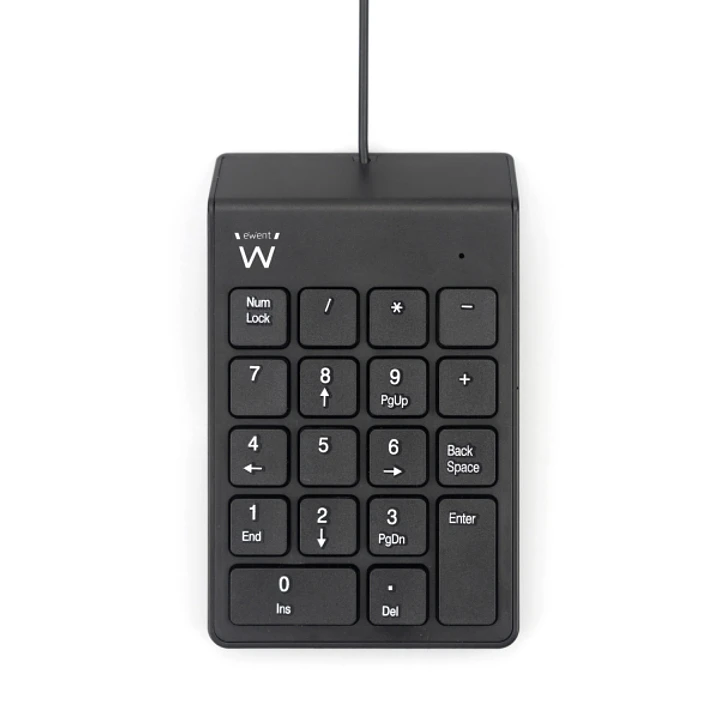 Ewent Teclado Numerico - Cable USB-A de 1.35m - Color Negro 1