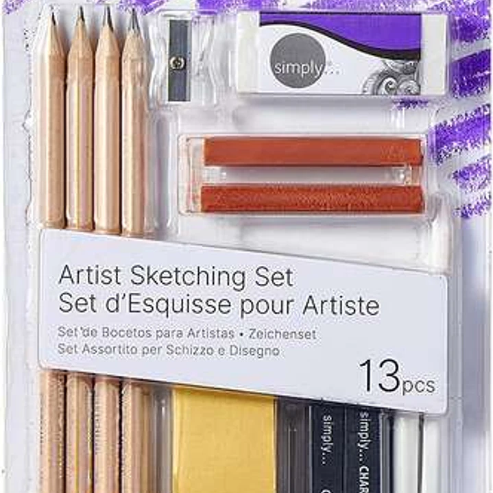 Daler Rowney Simply Pack de 13 Piezas para Dibujar y Esbozar - Idoneo para Artistas Principiantes 1