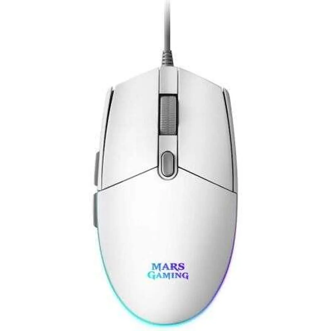 Mars Gaming MMG Raton Gaming USB 3200dpi -  Iluminacion RGB Flow - 5 Botones - Uso Diestro - Cable de 1.60m 1