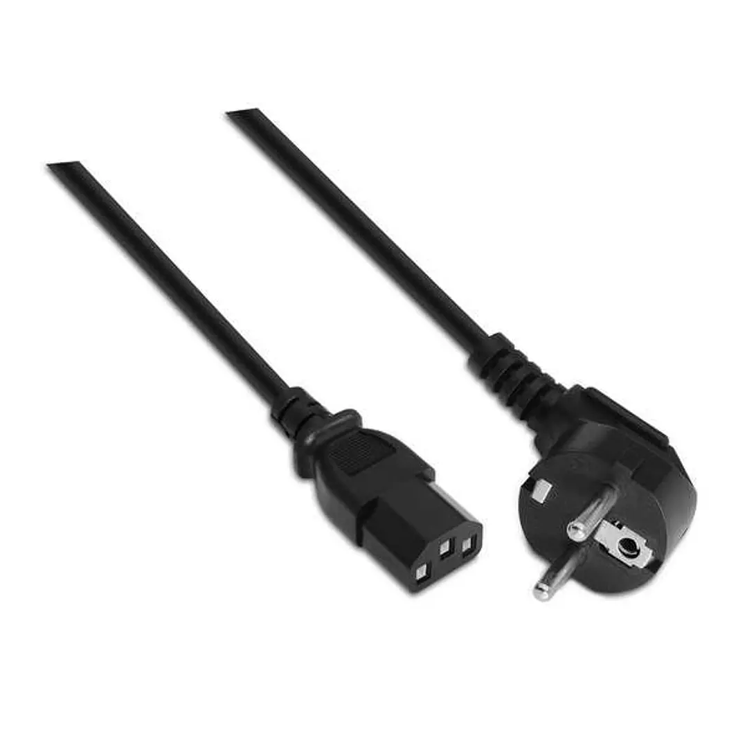 Aisens Cable Alimentacion CPU - CEE7/M-C13/H - 5.0m - 100% Cobre Puro AWG18 - Color Negro 1