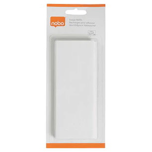 Nobo Pack de 10 Recambios para Borrador Magnetico Nobo 1901433 de Pizarra Blanca