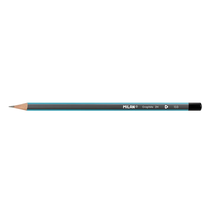 Milan Lapices de Grafito 2H - Triangular - Color Azul 1