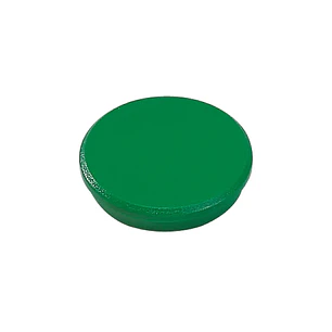 Dahle 95532 Pack de 10 Imanes para Pizarra Blanca - Diametro de 32mm - Color Verde