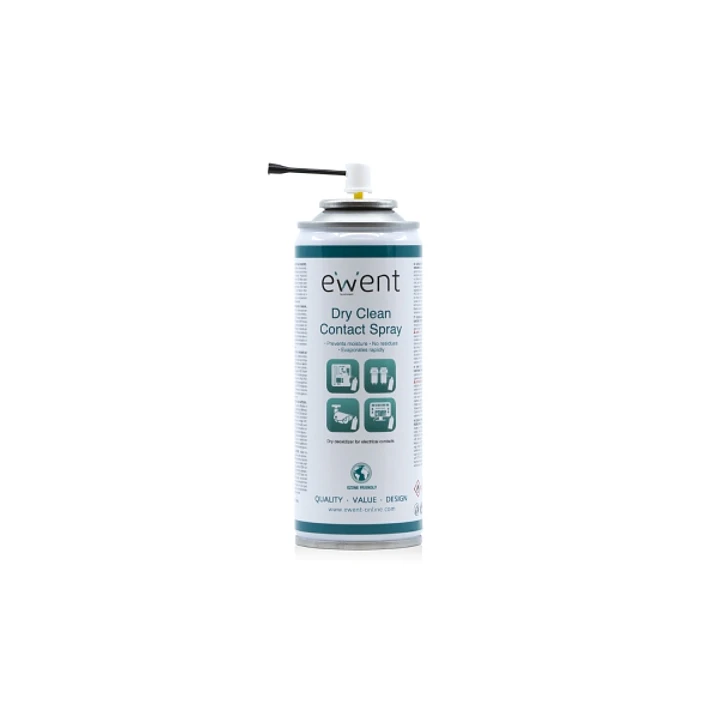 Ewent Spray de Limpieza para Contactos - 200ml - Limpieza en Seco - Color Incoloro 1