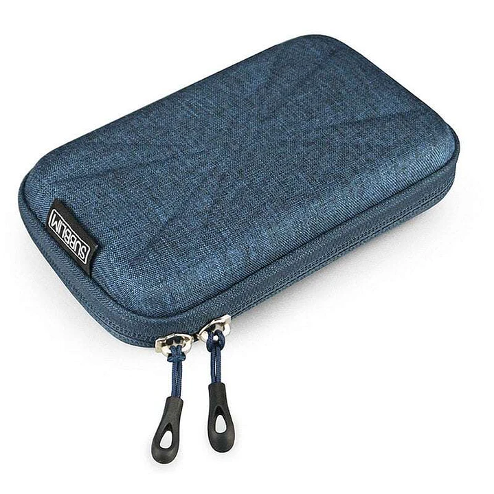 Subblim Funda rígida para Disco Duro - Medida: 145 mm - Protección óptima contra golpes - Diseño elegante - Compartimentos para cables y accesorios -  1
