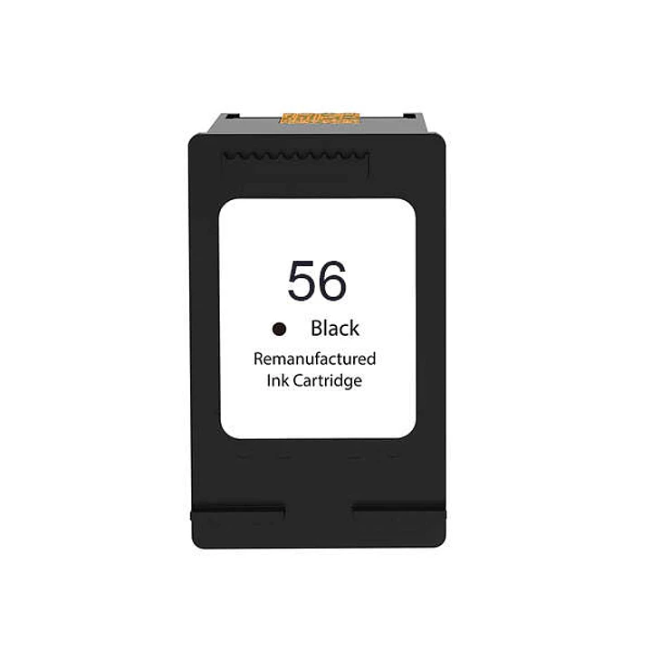 Remanufacturado HP 56 Negro Cartucho de Tinta - Reemplaza C6656AE/C6656GE 1