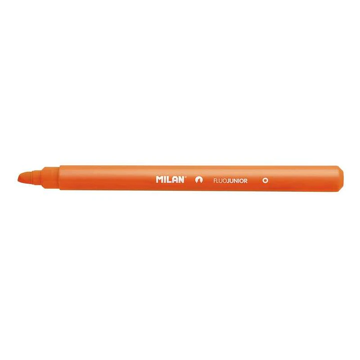 Milan Junior Marcador Fluorescente - Punta Biselada 1 - 4mm - Color Naranja 1