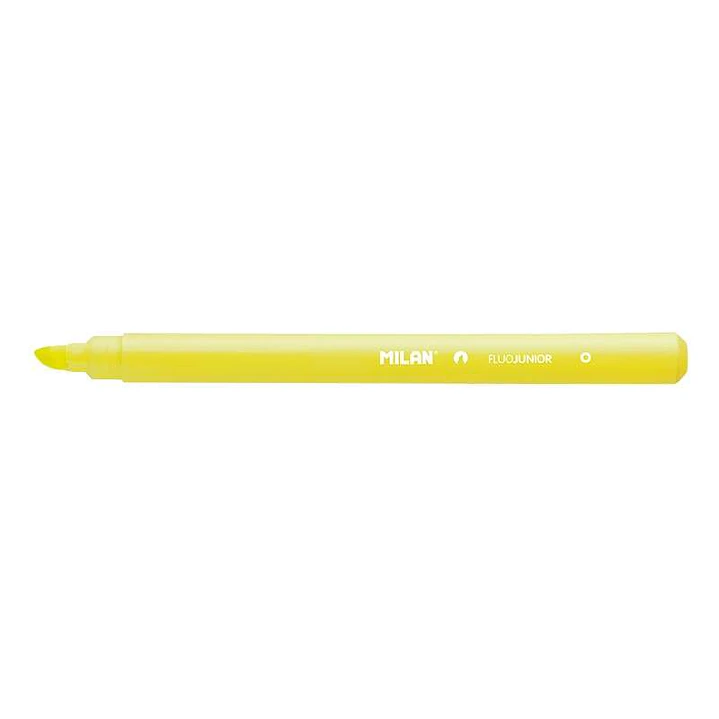 Milan Junior Marcador Fluorescente - Punta Biselada 1 - 4mm - Color Amarillo 1