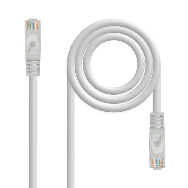 Nanocable Cable de Red Latiguillo RJ45 LSZH Cat.6a UTP AWG24 5m - Color Gris 1