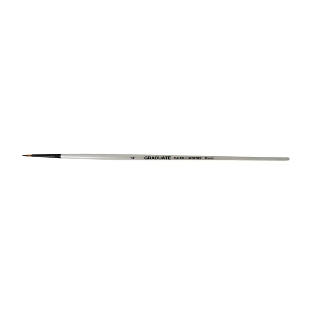 Daler Rowney Graduate Pincel Multitecnica - Pelo Sintetico - Mango Largo - Redondo Nº 4 1