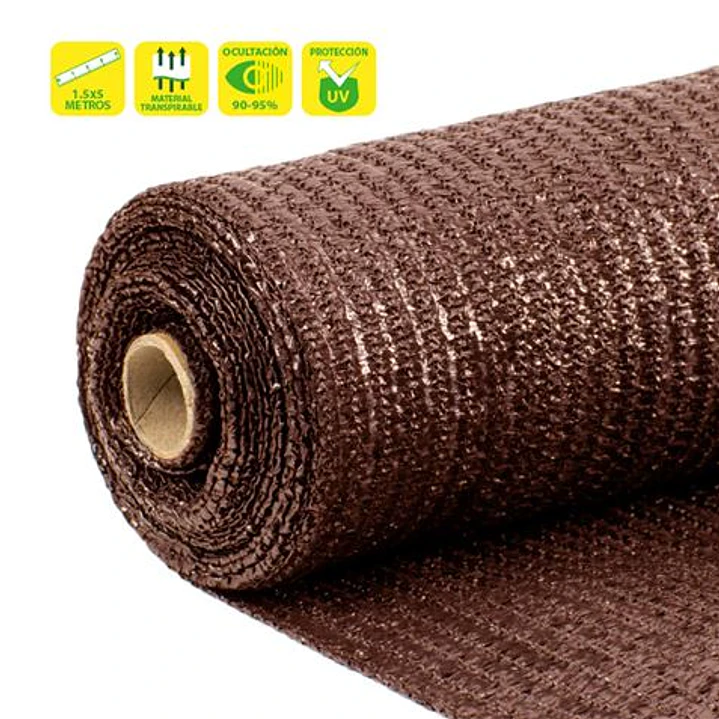 Sungarden Malla de Sombreo 1.5x5m - Color Marron 1