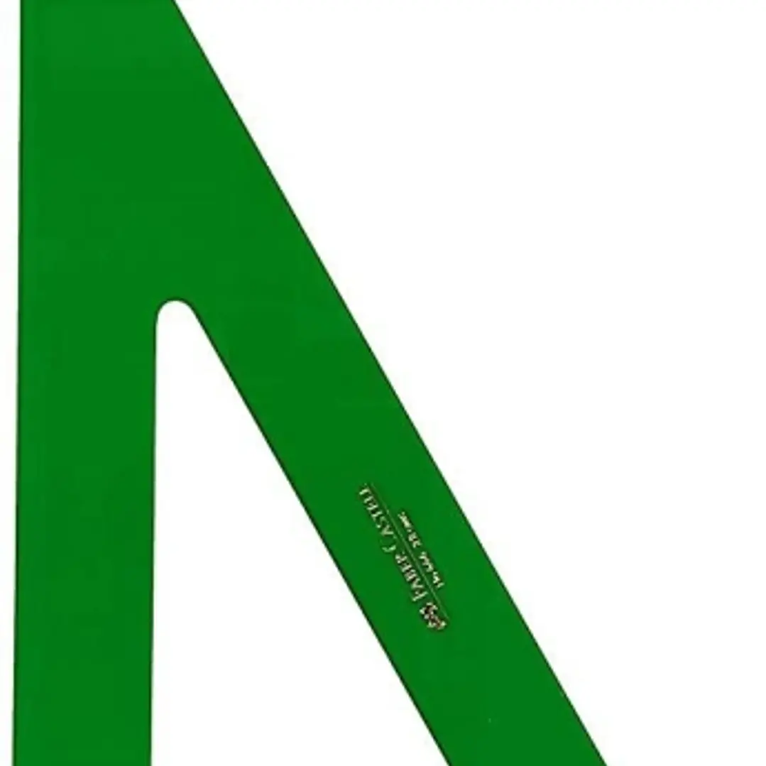 Faber-Castell Cartabon Tecnico 21cm - Sin Graduacion - Color Verde Transparente 1
