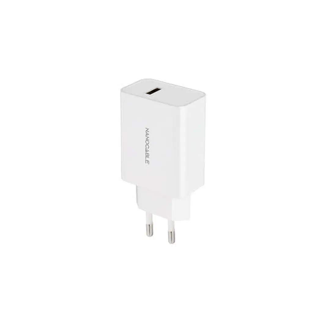 Nanocable Cargador USB 5V/2.1A - Color Blanco 1