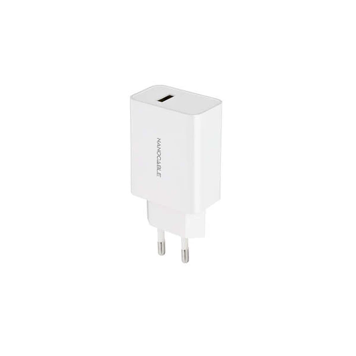 Nanocable Cargador USB 5V/2.1A - Color Blanco 1