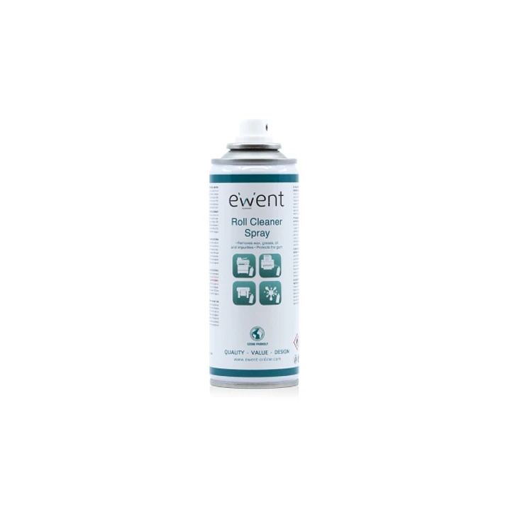 Ewent Spray de Limpieza para Rodillos de Impresora - Aerosol - Color Transparente 1