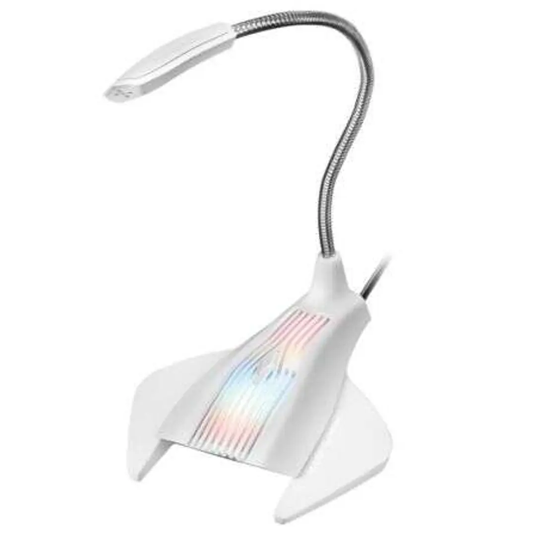 Mars Gaming MMiC Microfono de Mesa con Cuello Flexible USB - Iluminacion RGB - Boton Silencio - Cable de 1.50m 1