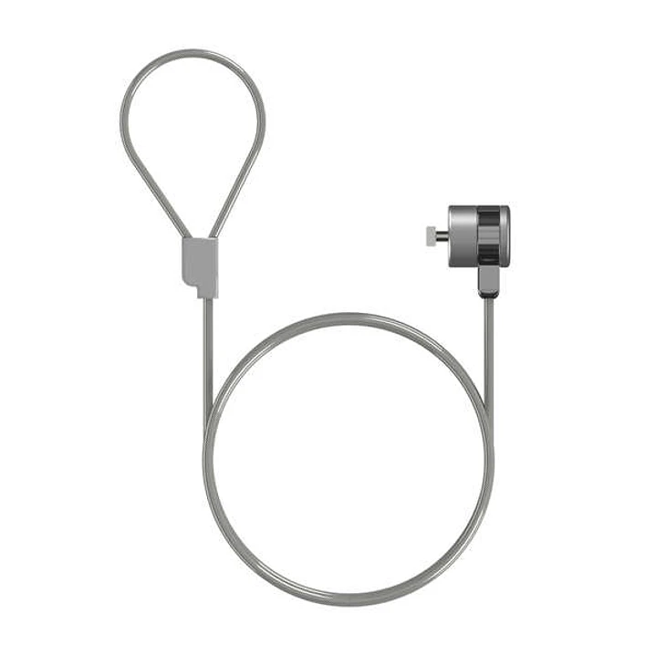 Aisens Cable de Seguridad con Cerradura de Llave para Ordenador, Monitor, Portatil - 1.5m 1