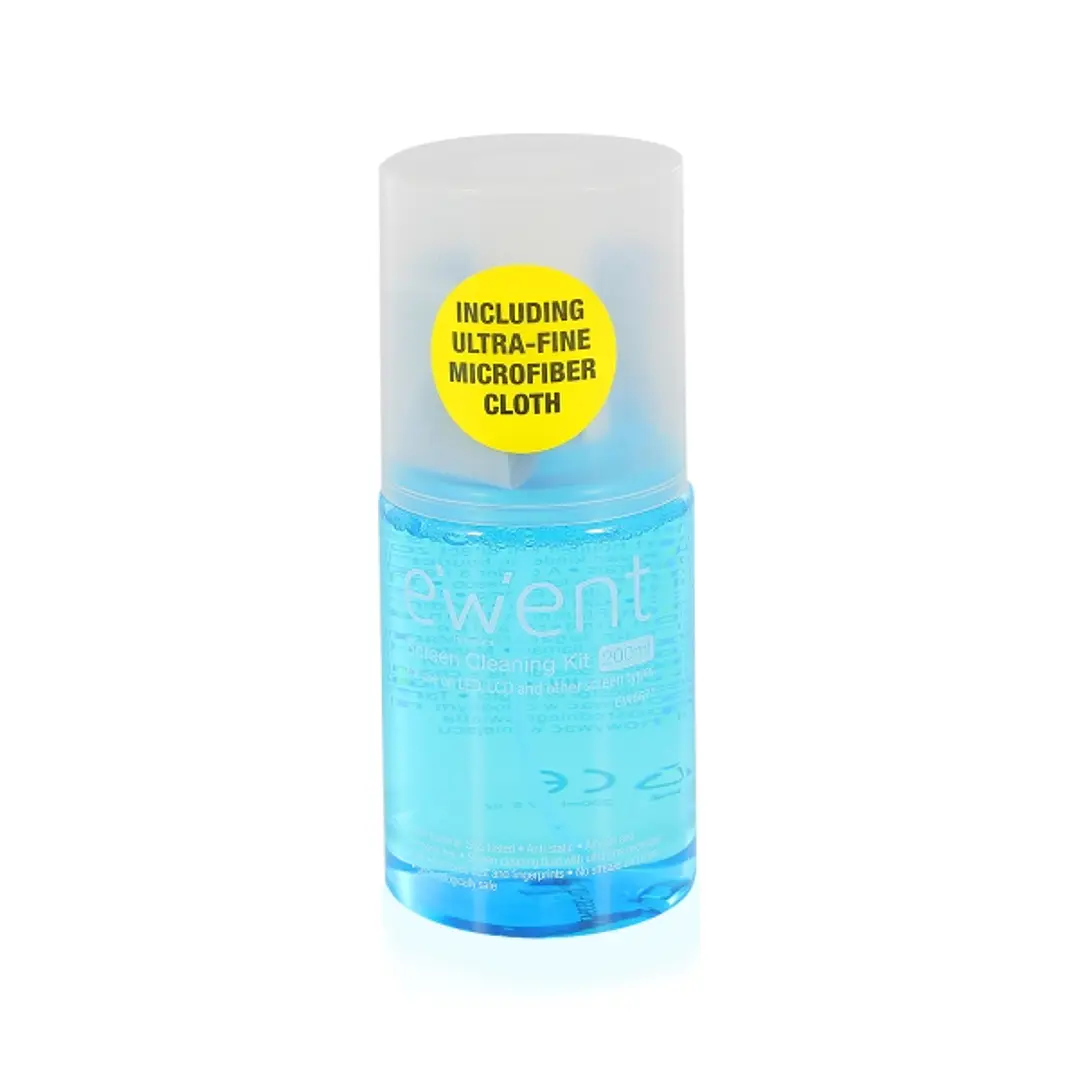 Ewent Set de Limpieza Universal Spray 200ml + Paño 20x20cm 1