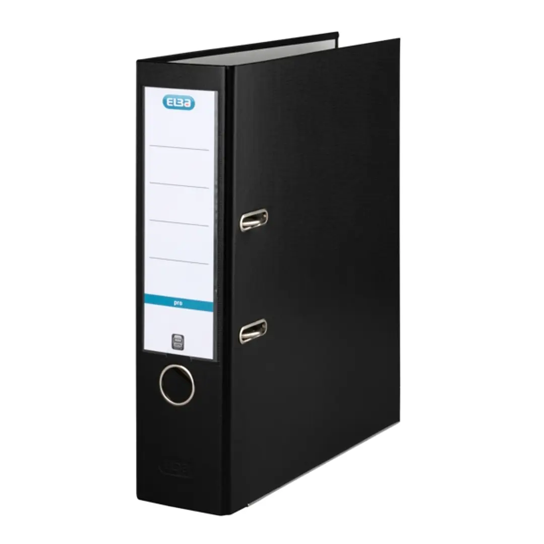 Elba Archivador Palanca Rado Top A4 - Resistente y Duradero - Capacidad para 80mm de Documentos - Tamaño A4 - Color Negro 1