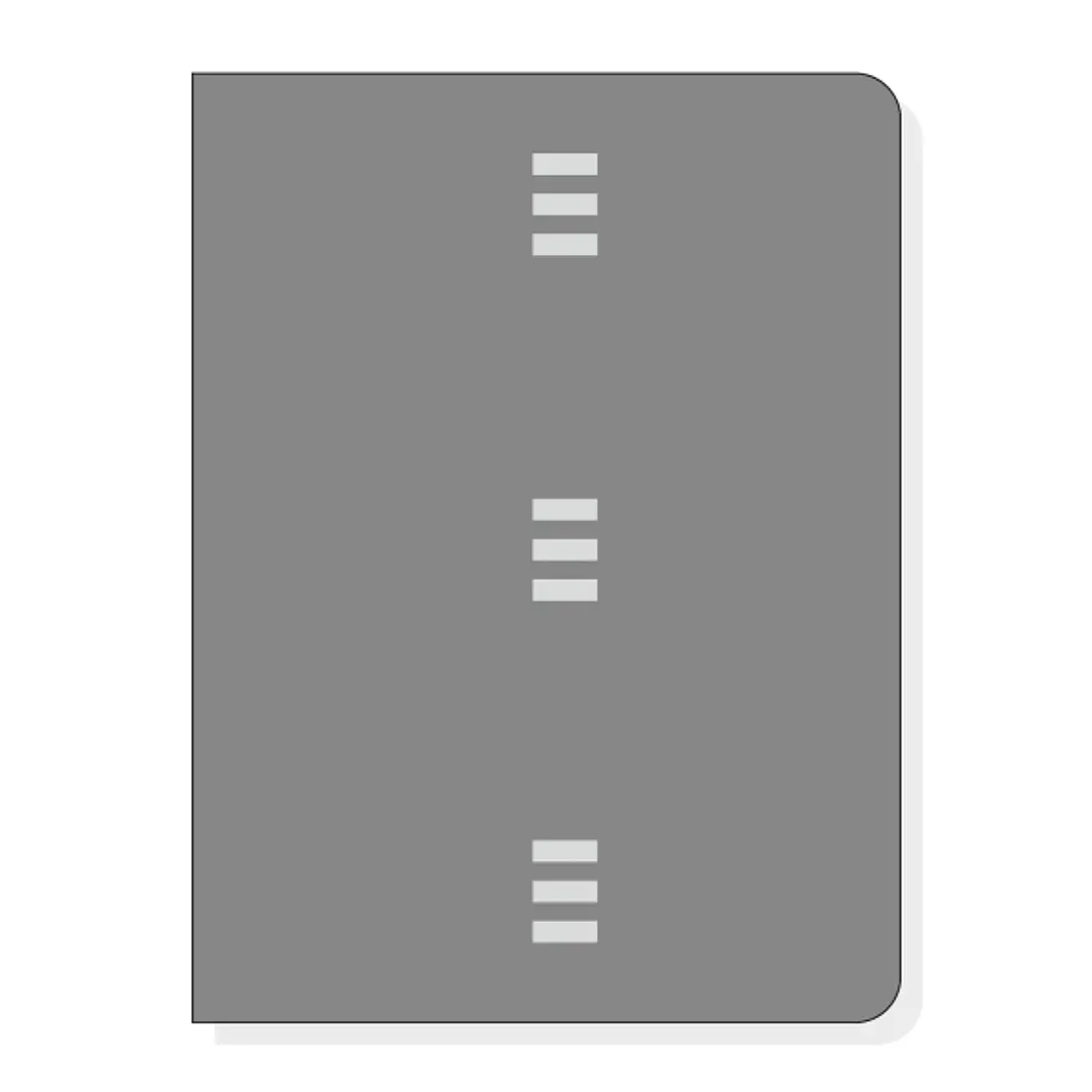 Finocam R469 Archivador para Agendas Open - Formato 400 - 132x52x177mm - Color Gris Oscuro 1