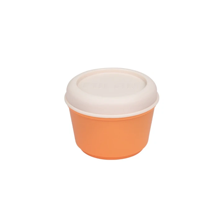 Milan The Fun Fiambrera Hermetica Redonda de 0.25L - Libre de BPA - Tapa de Rosca - Apto para Microondas, Lavavajillas y Congelador - 10x7cm - Color N 1