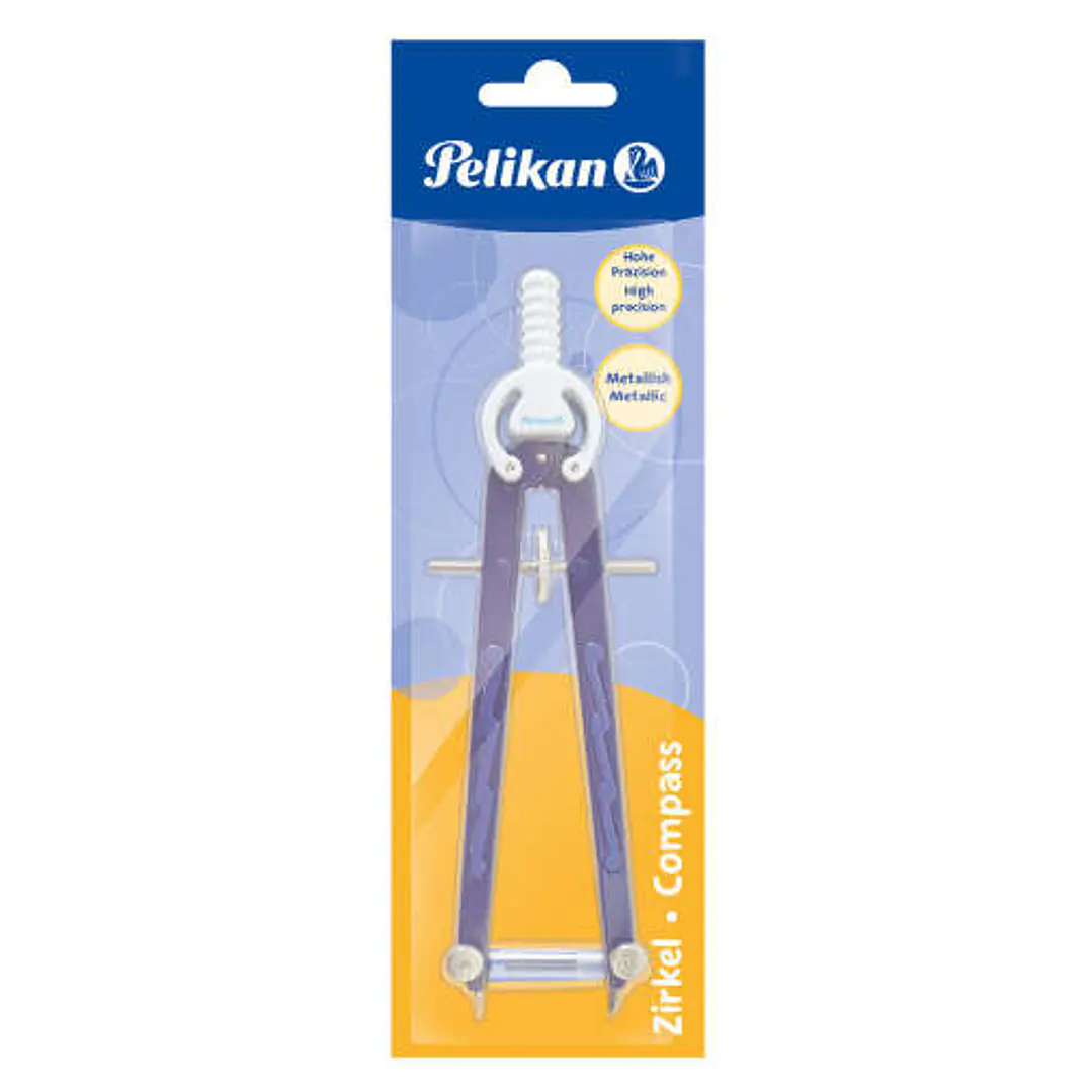 Pelikan Compas Metalico con Rueda de Precision - Minas de Recambio Incluidas 1