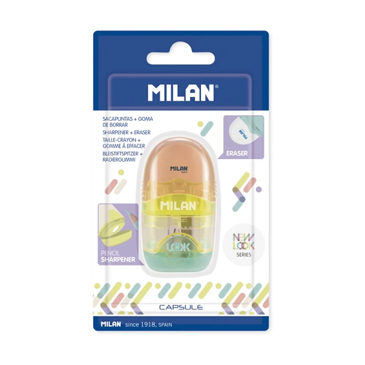Milan Capsule New Look Afilaborra - Cuchilla de Acero de Seguridad - Colores Surtidos 1