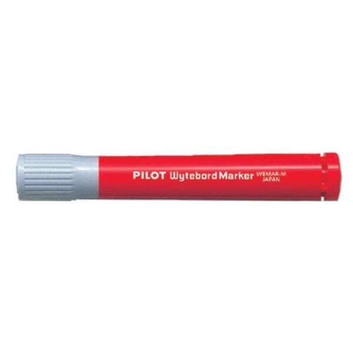 Pilot Rotulador para Pizarra Blanca - Punta Redonda de 4mm - Trazo de 1.8mm - Recargable - Tinta con Base de Alcohol - Borrable en Seco - Color Rojo 1