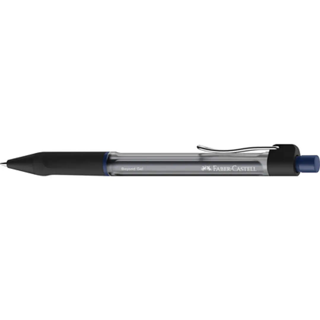 Faber-Castell Beyond Gel Boligrafo Retractil - Punta 0.7mm - Trazo de 0.4mm - Grip de Agarre - Tinta Gel Azul 1