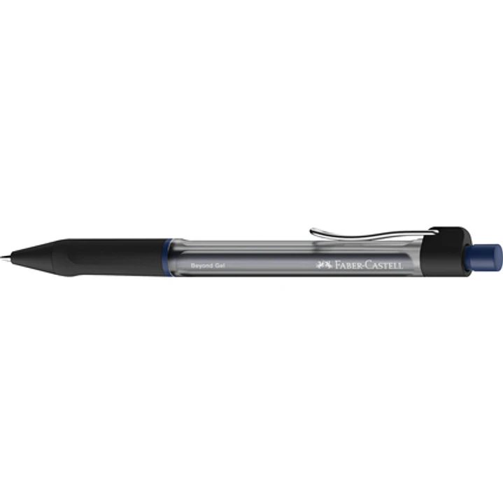 Faber-Castell Beyond Gel Boligrafo Retractil - Punta 0.7mm - Trazo de 0.4mm - Grip de Agarre - Tinta Gel Azul 1